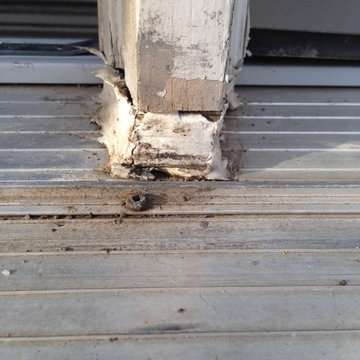 French door screen and track repair