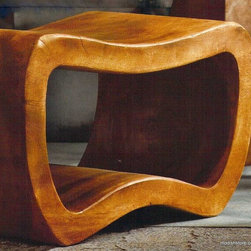 Roost Acacia Wood Stool - Infinity - Bar Stools And Counter Stools