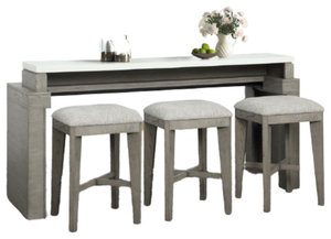 Parker House Pure House Everywhere Console With 3 Stools