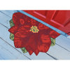 Frontporch Poinsettia Indoor/Outdoor Rug Red 1'8"x2' 6.5"