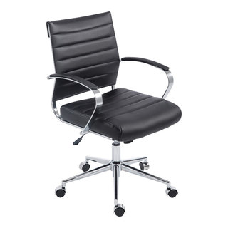 Poly and Bark Tremaine Office Chair Black Contemporary Office