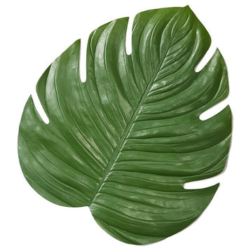 Serene Spaces Living Monstera Leaf Placemat, Set of 12