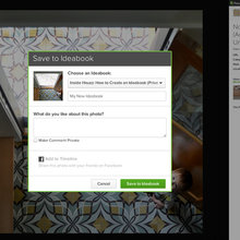 inside houzz:how to create an ideabook