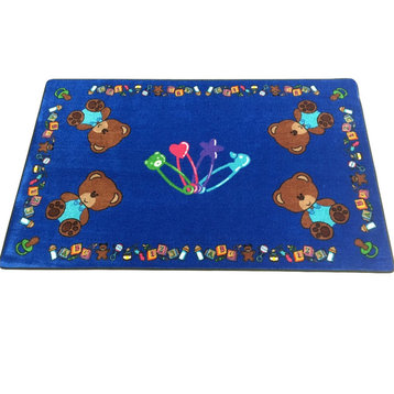 Baby Bears #2030 Children's Educational And Play Rug , 8'x12'