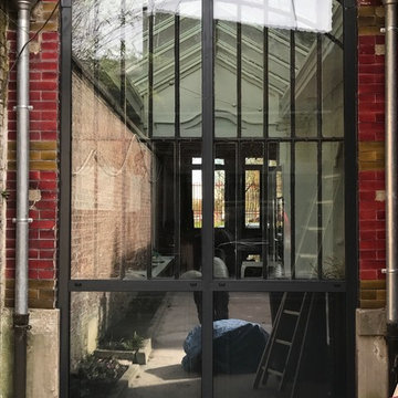 Porte d'intérieur en verre