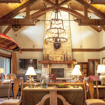 National Park Styled Lakefront Lodge