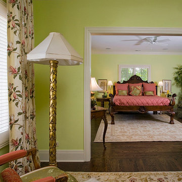 Master Bedroom with Adjacent Master Sitting Room
