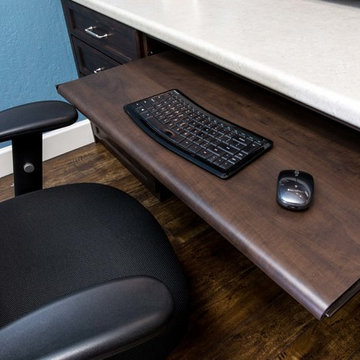 Belgian Chocolate Home Office and Guest Room Display - Campbell Showroom