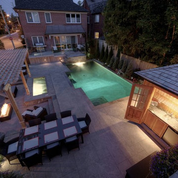 Geometric Concrete Pool Gallery