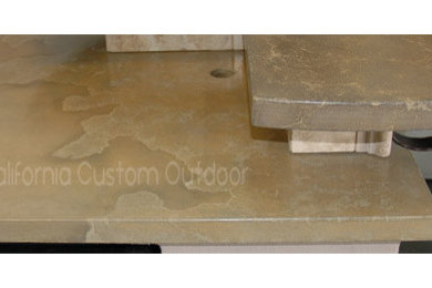 Concrete countertop