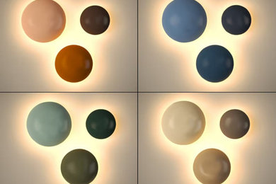 Ceramic Sconce, wall lamp, wall light, Naaya Colorful Sol