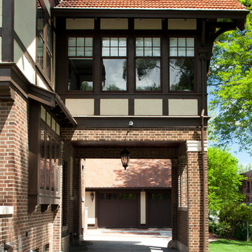 Historically Replicated Garage & Landscape - Saint Paul