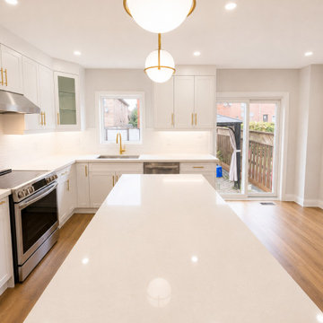 East Credit Kitchen & Structural Renovation - Open Concept