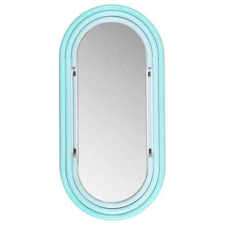 Neon Large Wall Mirror in Blue