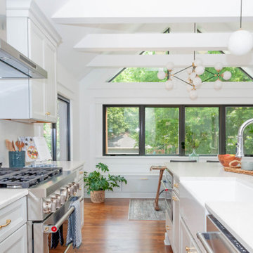 Nashville Sylvan Park Kitchen and Deck Addition