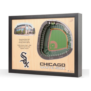 MLB Chicago White Sox 25 Layer Stadiumviews 3D Wall Art