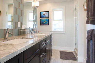 Inspiration for a mid-sized contemporary home design remodel in Other
