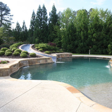 Atlanta Traditional Pools - Slides