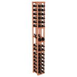 Wine Racks America - 2 Column Display Row Wine Cellar Kit, Redwood, Satin Finish - Make your best vintage the focal point of your wine cellar. High-reveal display rows create a more intimate setting for avid collectors wine cellars. Our wine cellar kits are constructed to industry-leading standards. You'll be satisfied. We guarantee it.