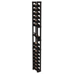Wine Racks America - 1 Column Display Row Wine Cellar Kit, Redwood, Black - Make your best vintage the focal point of your wine cellar. High-reveal display rows create a more intimate setting for avid collectors wine cellars. Our wine cellar kits are constructed to industry-leading standards. You'll be satisfied. We guarantee it.