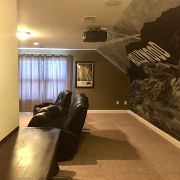 Home Theater Mural