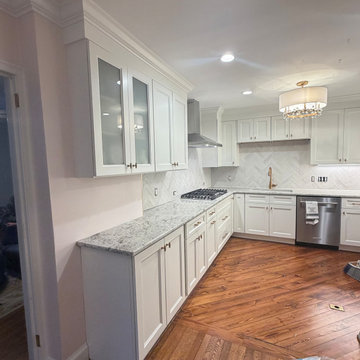 Herringbone Kitchen Backsplash