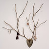 Ulyana Antlers Mounted on a Plaque Metal Wall Art, Silver