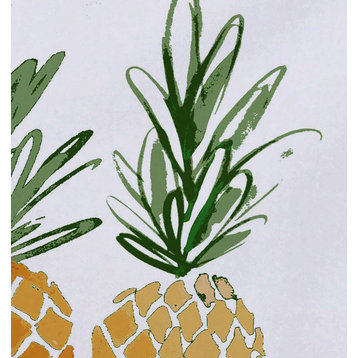 3 Pineapples, Geometric Print Placemat