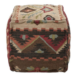 Surya Pouf Ottoman - Floor Pillows And Poufs