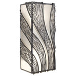 Varaluz - Varaluz-240W02SL-Two Light Wall Sconce Steel - Rhythmic and organic in her movement, Flow presents a design that captivates. Hand-forged, her intricate shapes intrigue the eye. Her two-tone finishes lend warmth and a touch of sheen. A plot to enthrall, Flow is a true leading lady.