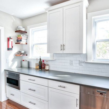 Massive Counter Space and Floating Shelves
