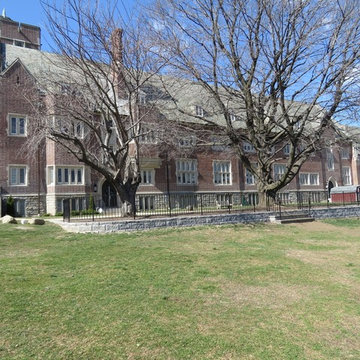 Perelman Jewish Day School Retaining Wall, Railing, and storm drainage