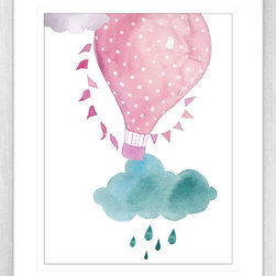 Up and Away Collection - Framed Wall Art (UP01) - Kids Wall Decor