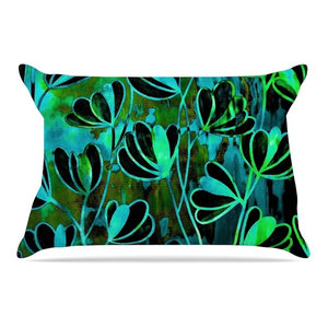 Ebi Emporium Agate Magic Lime Purple Green Lavender Pillow