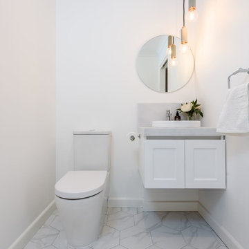 Laundry, powder room and study extension