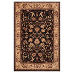 Bareens Designer Rugs - Boho Chic Ziegler Jolyn Black Gray Hand-Knotted Wool Rug - 8'8'' x 11'11'' - Enhance the ambiance of your home with this magnificent Persian-influenced Turkish hand-knotted rug made by skilled artisans capable of creating the most exceptional vegetable dyes and hand-spun wool. This exquisite handmade rug is a one-of-a-kind Peshawar Kafkaz, otherwise identified as Chobi, Chobi Peshawar, Oushak, or Ziegler rug. These handmade rugs are crafted in Pakistan utilizing superior-quality wool imported from Australia, New Zealand, and Korea in two types of weaves: the Persian weave and the Mori weave. This rug is meticulously crafted by hand using the finest natural vegetable dyes extracted from local plants. The artisans use a blend of hand-spun local and fine merino wool, resulting in a rug with a compelling texture, higher lanolin content, and longer staple. The artisans occasionally incorporate natural or artificial silk into the pile to enhance specific motifs. The finished product is an awe-inspiring execution of flawless design and an understated palette that exudes elegance.