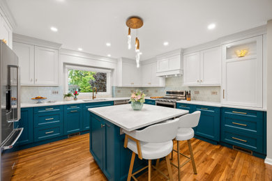 Transitional kitchen photo in Chicago