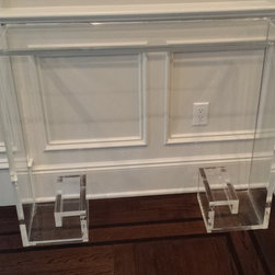 Console table, waterrfall style with Greek Key base - Products