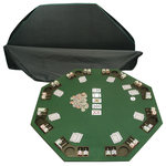 Trademark Poker - Deluxe Poker and Blackjack Table Top with Case by Trademark Poker - This table top is very convenient, solid and durable.