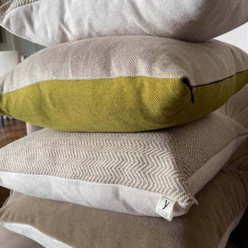 Newport Toss Pillow Mohair Wool Collection