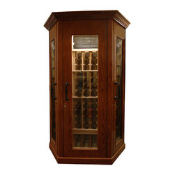 Custom Three Door Wine Cabinet - Wine And Bar Cabinets