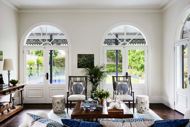 Inspiration for a transitional sunroom in Melbourne.
