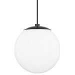 Mitzi - Mitzi Stella 1-LT Large Pendant H105701L-OB, Old Bronze - Globe lighting that's truly global. This go-anywhere, frosted-glass ceiling light brings universal design to any room in the house. Available in aged brass, old bronze and polished nickel, Stella gives mid-century modern a fresh makeover with her sleek curves and endless style.