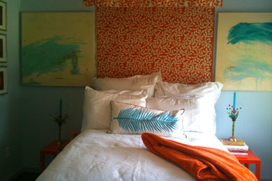 Example of an eclectic bedroom design in New Orleans