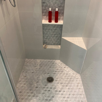 eclectic bathroom