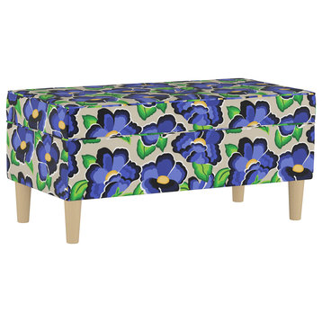 Storage Bench, Carla Floral Blue