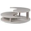 Misty Gray Yin Yang Cocktail Table