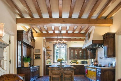 Example of a classic kitchen design in Other