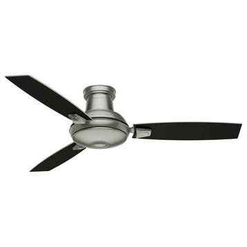 Casablanca 54" Verse Satin Nickel Ceiling Fan With Light and Remote