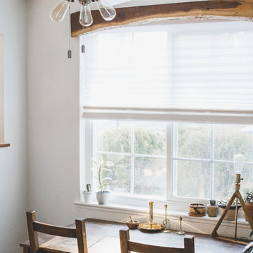 Eclectic Denver Bungalow Gets Crisp Cellular Shades